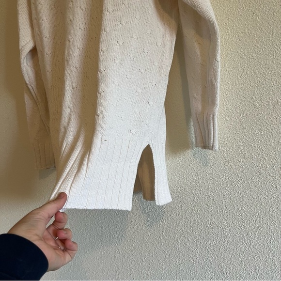 Designer Originals Studio Cream Knit Sweater Size Large - Picture 3 of 8